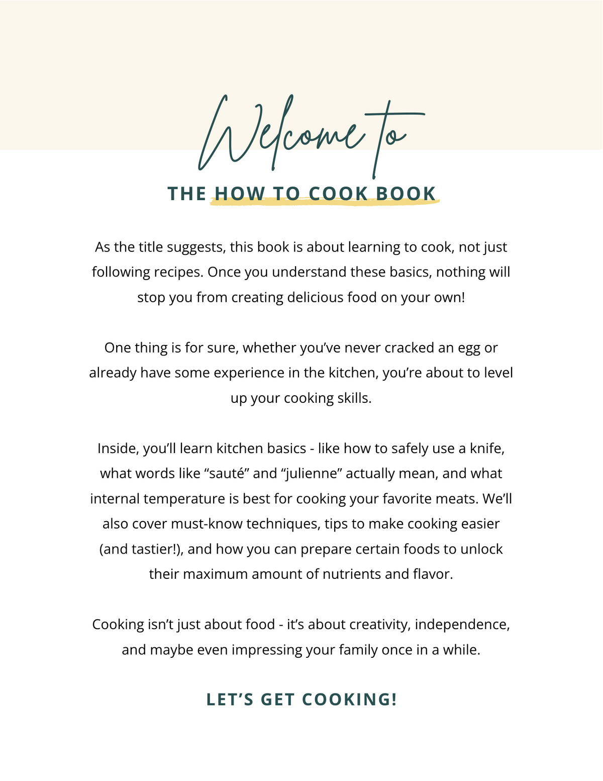 The How To Cook Book (physical book)