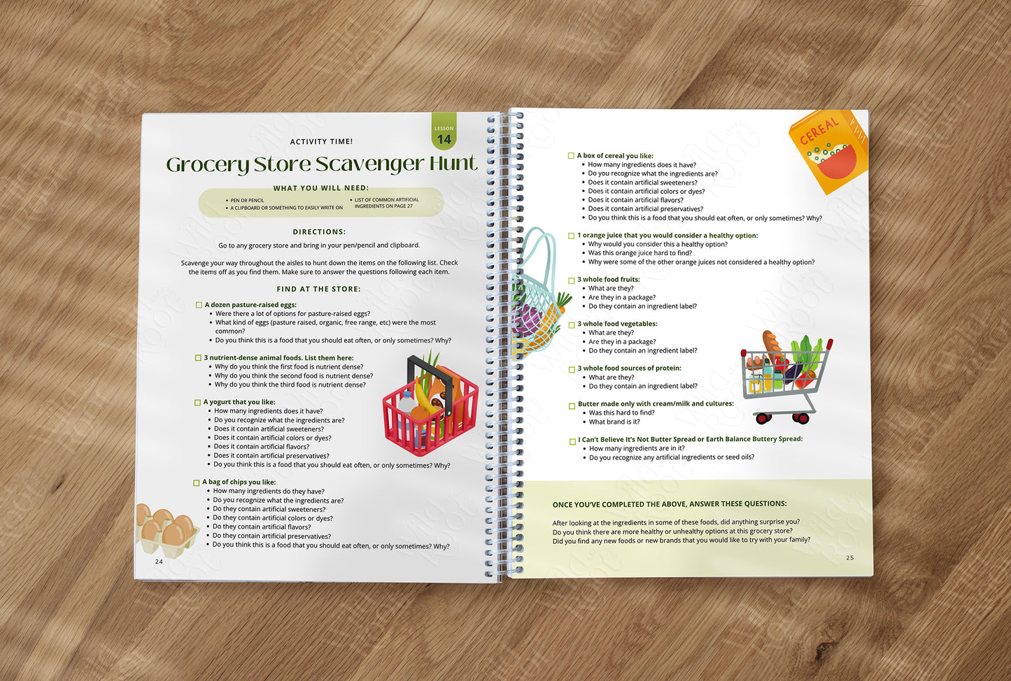 Functional Nutrition Student Workbook - Grades 6-12